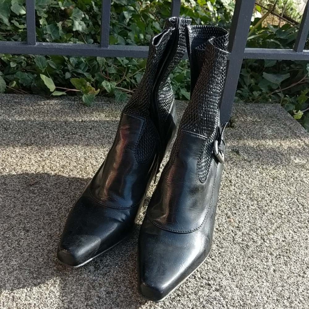 Black booties